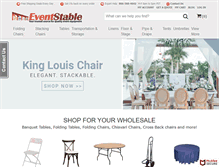 Tablet Screenshot of eventstable.com